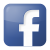Social facebook box blue
